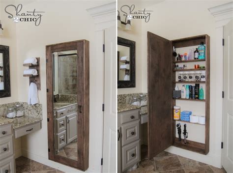 Vasagle mirror cabinet, bathroom wall storage organizer with adjustable shelf, medicine cupboard, 18.9 x 6.3 x 25.6 inches, white. DIY Bathroom Shelves To Increase Your Storage Space