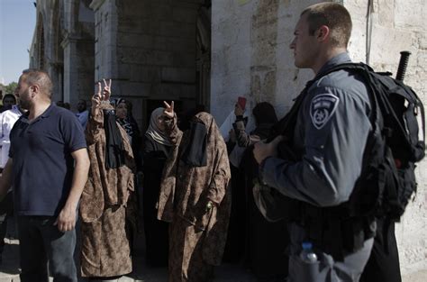 Palestinian Women Join Effort To Keep Jews From Contested Holy Site
