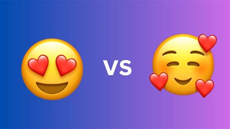 😍 Vs 🥰 A Comparison Of Loving Emojis 2024