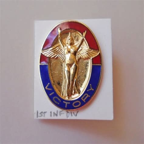1st Infantry Division Us Army Victory Dui Insignia Pin