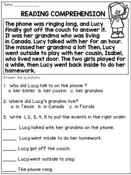 This section contains hundreds of reading comprehension exercises for all grade levels. 2nd Grade Reading Passages and Questions | Reading ...