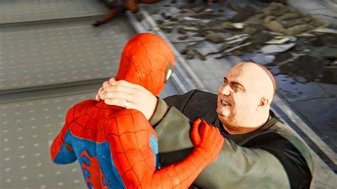 Marvels Spider Man Ps4 Boss Fight 1 Kingpin Wilson Fisk No