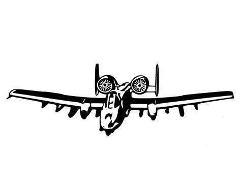 A 10 Decal Thunderbolt Ii Brrrt Warthog Usaf Plane Sticker Die Etsy