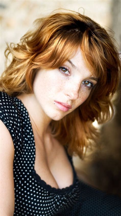 Women Actress Redhead Long Hair Vica Kerekes Eva Kerekesová Brown Eyes Freckles Face