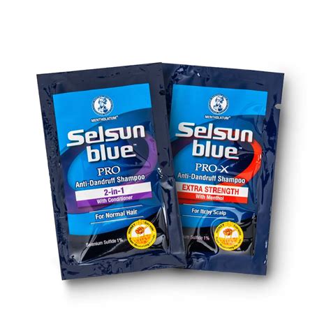 Selsun Blue Pro X And Pro 2in1 6g Sachet Duo Shopee Philippines