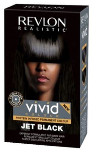 Revlon Realistic Vivid Colour Jet Black Permanent Hair Color 1 Ct Kroger