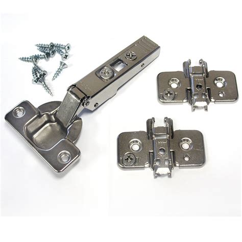 Our detailed review of cabinet hinges. Richelieu Full Overlay Clip Top Hinge with Plate - 120 Degree | The Home Depot Canada