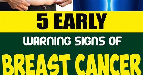 5 Early Warning Signs Of Breast Cancer Most Women Ignore