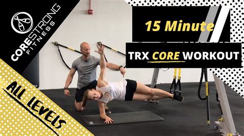 Challenging 15 Minute Trx Core Workout Core Strong Fitness Youtube