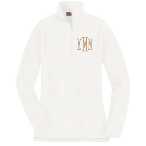 monogram pullover sweatshirt marleylilly