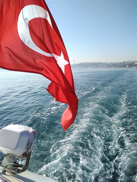 Turk Bayragi V2 Flag Bogaz City Sea Gemi Kopru Manzara Sehit