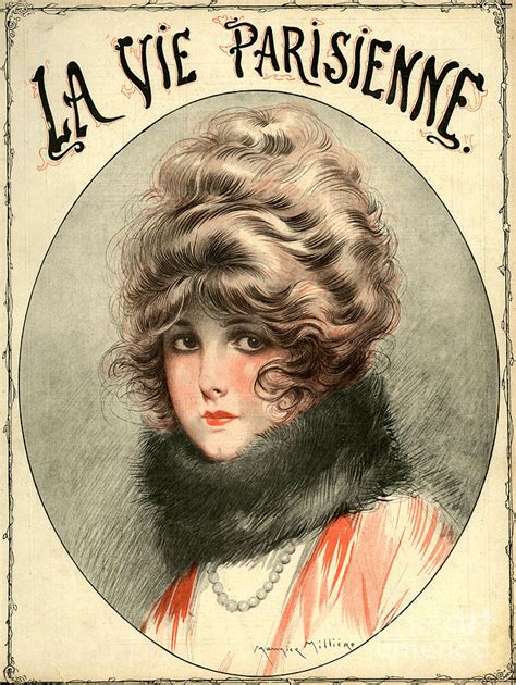 la vie parisienne 1910s france maurice drawing by the advertising