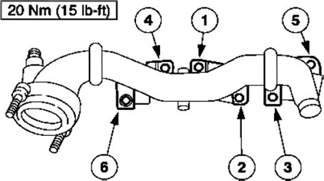 Torque Sequence For Exhaust Manifold On A Dodge Ram 1500 Fixya
