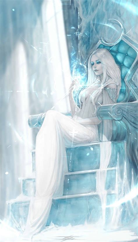 Ice Queen Fantasy Art Women Fantasy Artwork Dark Fantasy Art