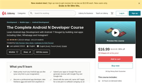 9 Best Android Development Courses Classes And Tutorials Online