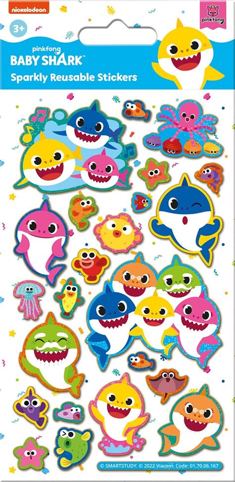 Baby Shark Foiled Sticker Pack Paper Projects