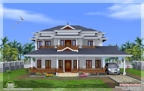 Luxury 5 Bedroom Kerala Style Home Design House Design Plans