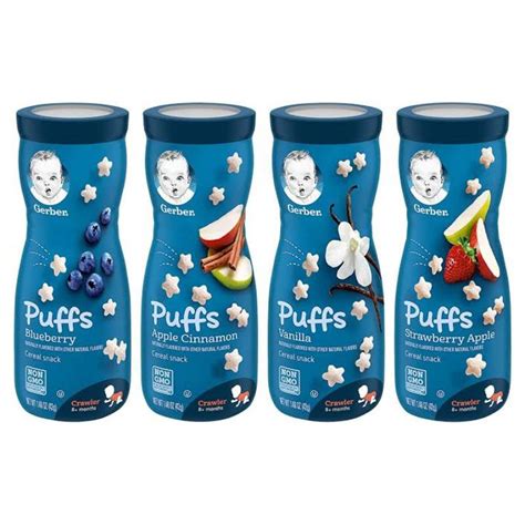 Gerber Puffs Cereal Snack 8 Months 148 Oz 42 G Shopee Philippines