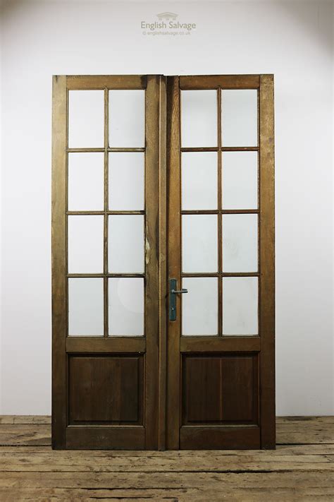 The earliest doors were wooden panels that fitted over and provided access to tombs and crypts in ancient egypt. Reclaimed Multi Glazed Panel Oak Double Door
