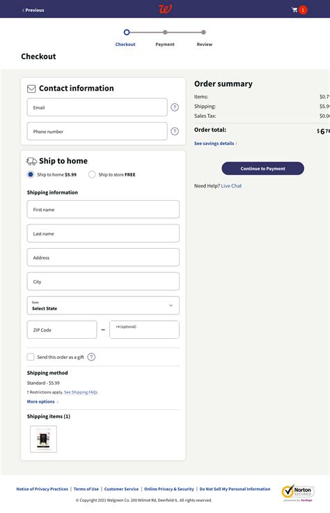 Walgreens’ Gifting – 45 of 99 Gifting Examples – Baymard Institute