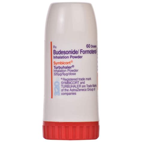 Symbicort Turbuhaler 3209mcg Bottle Of 60 Doses Of Inhalation Powder