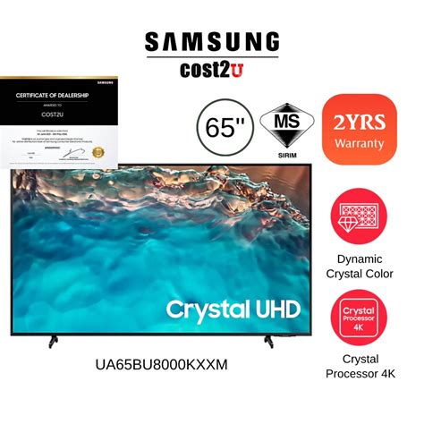 Samsung Bu8000 4k Dynamic Crystal Uhd Smart Tv 2022 65bu8000