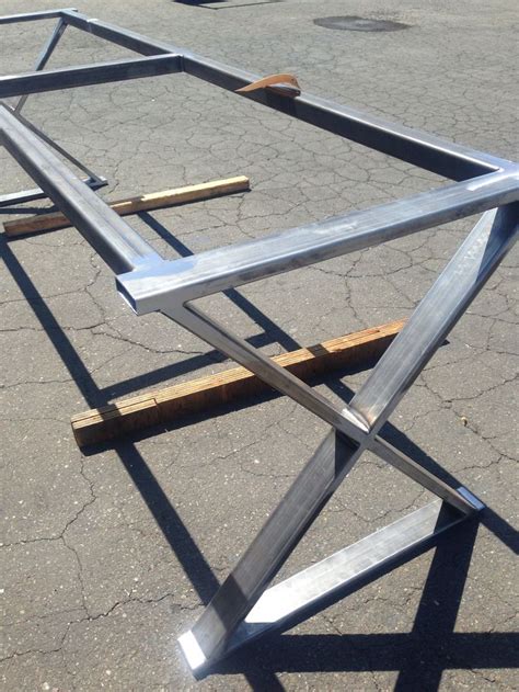 Great savings free delivery / collection on many items. Cross Leg Metal Table Base | Metal Tables Bases ...