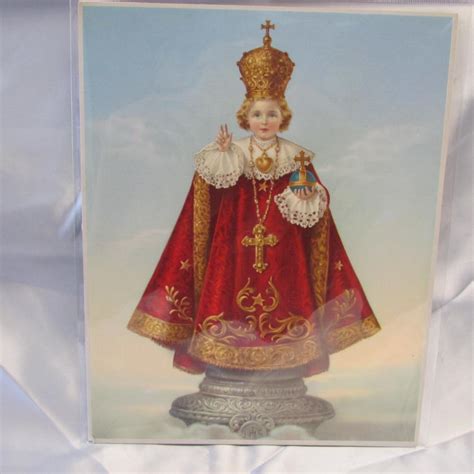 Infant Of Prague 8x10 Print Shrine Of The Infant Jesus