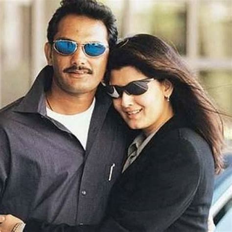 Mohammad Azharuddin With Third Wife Shannon Marie