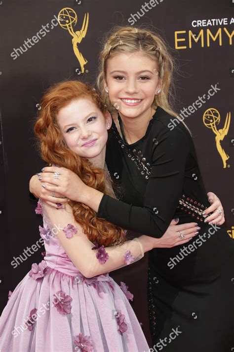 Francesca Capaldi G Hannelius Editorial Stock Photo Stock Image