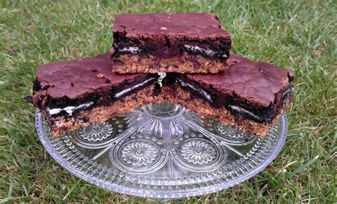 Crush the 16 oreos either in a food processor or in a sealed ziplog bag with a rolling pin and add to the mix. Oreo Brownies auf Keksboden | Oreo brownies, Oreo, Backen