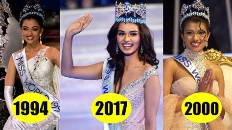 Who Are The Past Miss World Winners From India