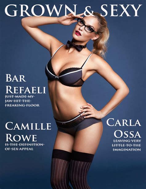 Bar Refaeli For Grown And Sexy Magazine November 2017 Hawtcelebs