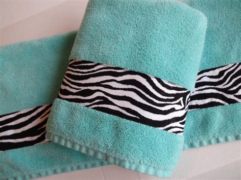 Zebra Bath Towels You Pick The Size Hand Towel Zebra Print