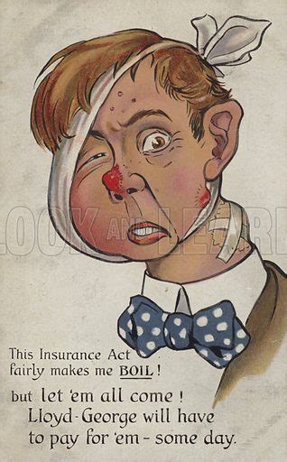 Depending on the chosen program, you can partially or completely protect yourself from unforeseen expenses. Postcard opposing the National Insurance Act 1911 stock image | Look and Learn