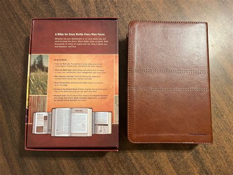 Personalized Niv Every Mans Devotional Bible Thumb Indexed Brown