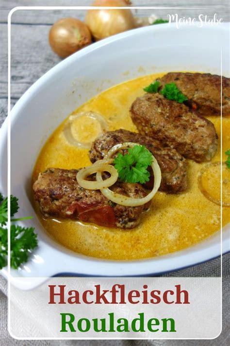 Hackfleischrouladen mit Sahne-Zwiebel-Sauce MeineStube