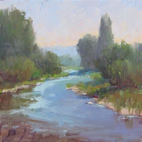 Pictures Of Oil Painted Rivers Knife Painters River Water Oil