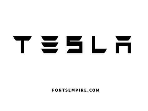 Tesla Font Name Tesla Power 2020