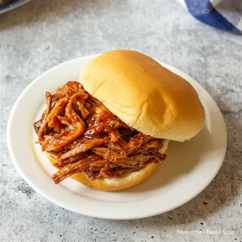 Crock Pot Bbq Pulled Pork Beyond The Chicken Coop