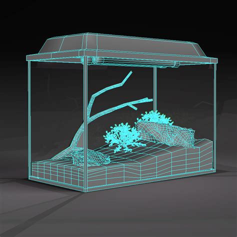 Aquarium 3d Model 7 Blend Fbx Obj Free3d