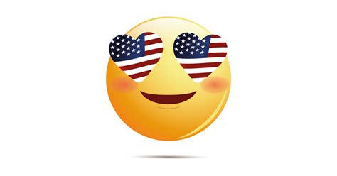 Access usa flag emoji with bonus information: American Flag Funny Emoji - American Flag - Mug | TeePublic