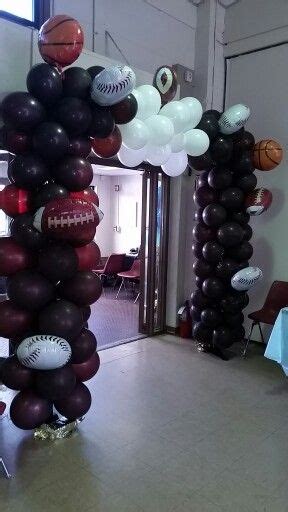 Get it as soon as mon, jul 19. Sports Theme Balloon Arch | Sports party centerpieces ...