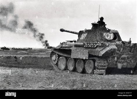 Second World War German Tanks Panther High Resolution Stock Photography