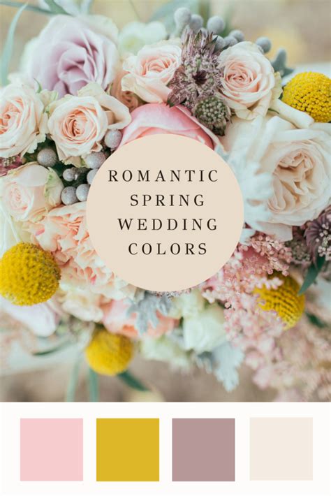 5 Spring Wedding Color Palette Ideas Your Inspired Event