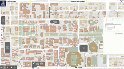 University Of Arizona Campus Map South Carolina Map