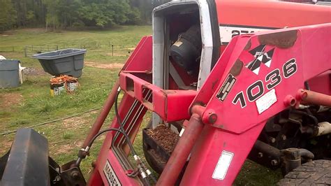 Massey Ferguson 271x Tractor With Bucket Loader Youtube