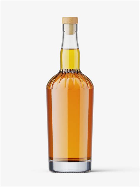 Easily portray your creative idea with whisky bottle mockup template. Whisky bottle mockup - Smarty Mockups