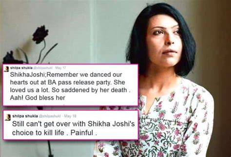 Shikha Joshi Suicide Shilpa Shukla Cant Get Over Her Ba Pass Co Star