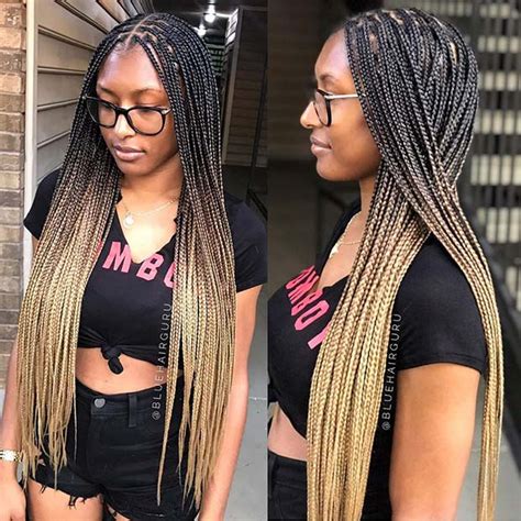 43 Pretty Small Box Braids Hairstyles To Try Page 2 Of 4 Stayglam